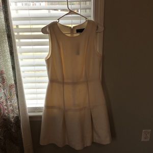 J. Crew winter white 100% wool dress